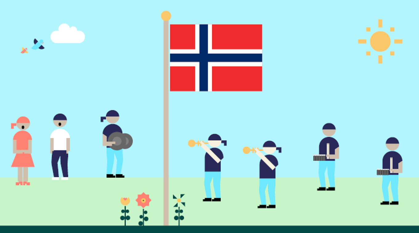 17. mai-illustrasjon 17. mai-illustrasjon