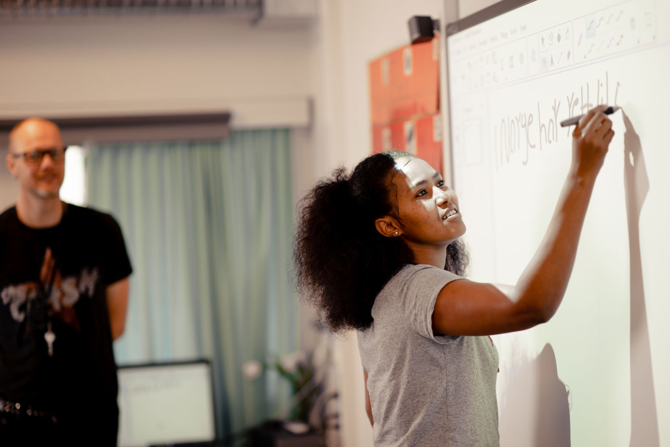 Foto: Henrik Beckheim språkstøtte