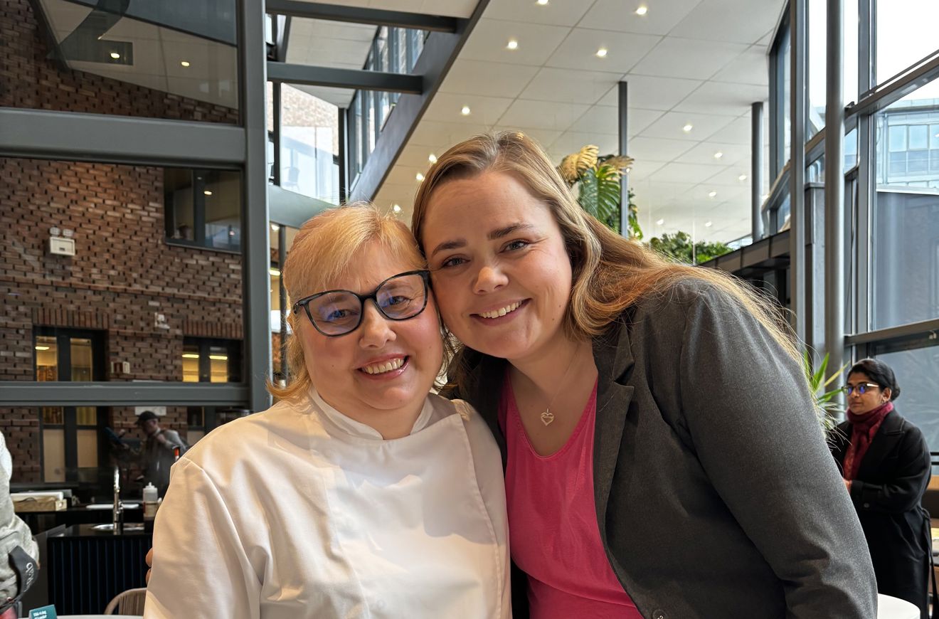 Liliia Andrushchuk og Ragnhild Amundsen