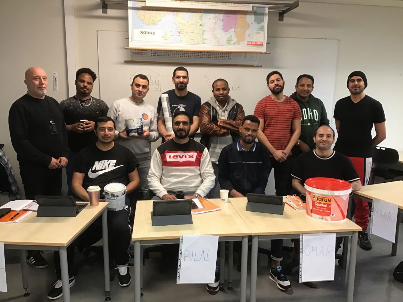 Malerklassen høsten 2021