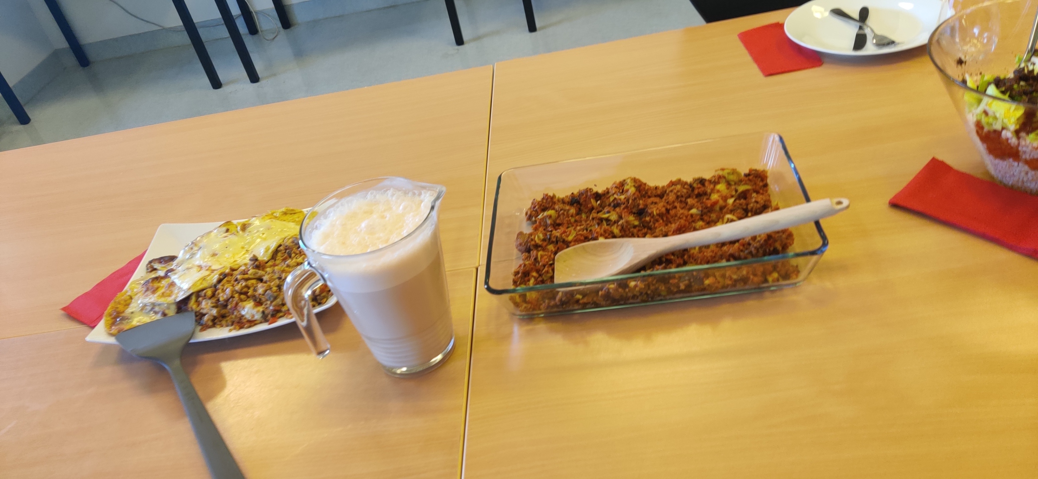 Matlaging på skolekjøkkenet