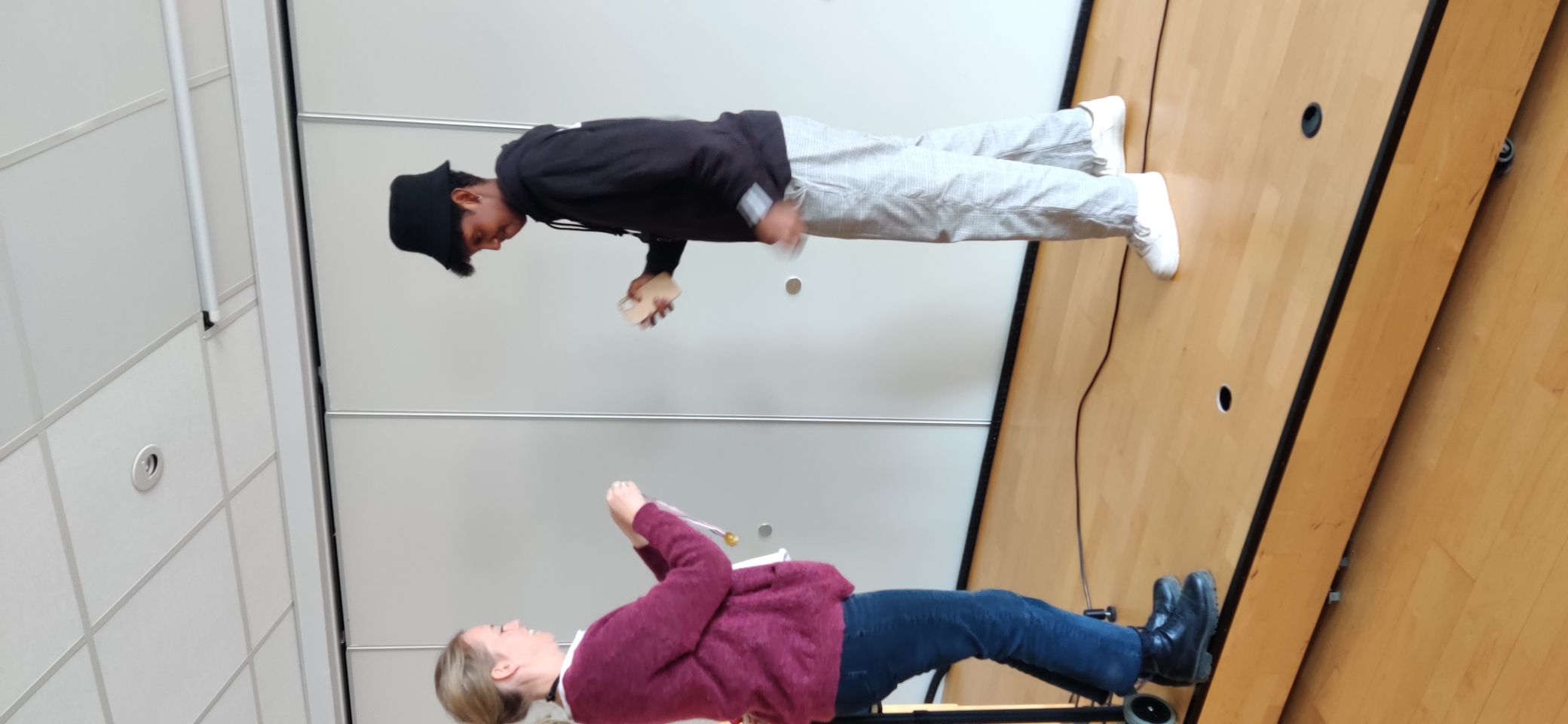 Prisutdeling i auditoriet