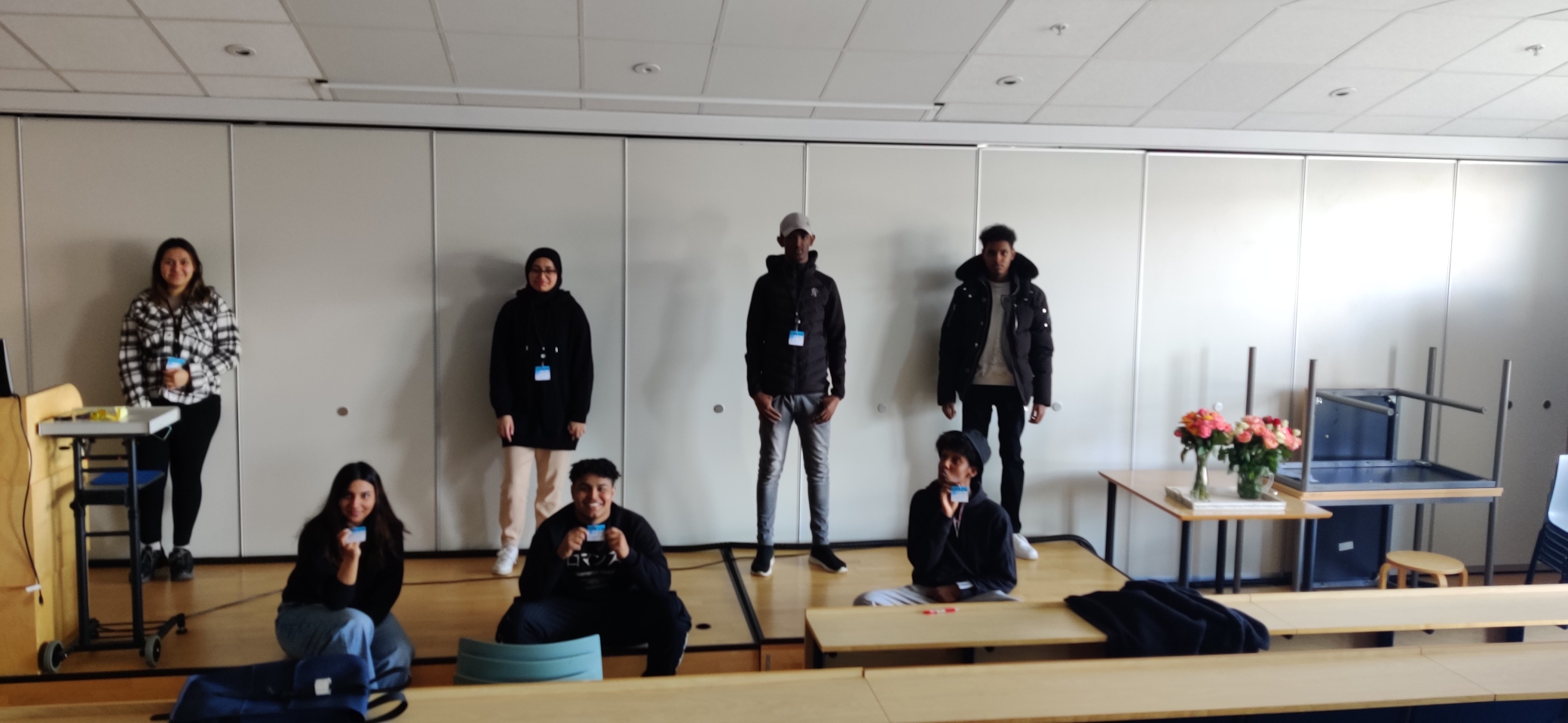 Prisutdeling i auditoriet