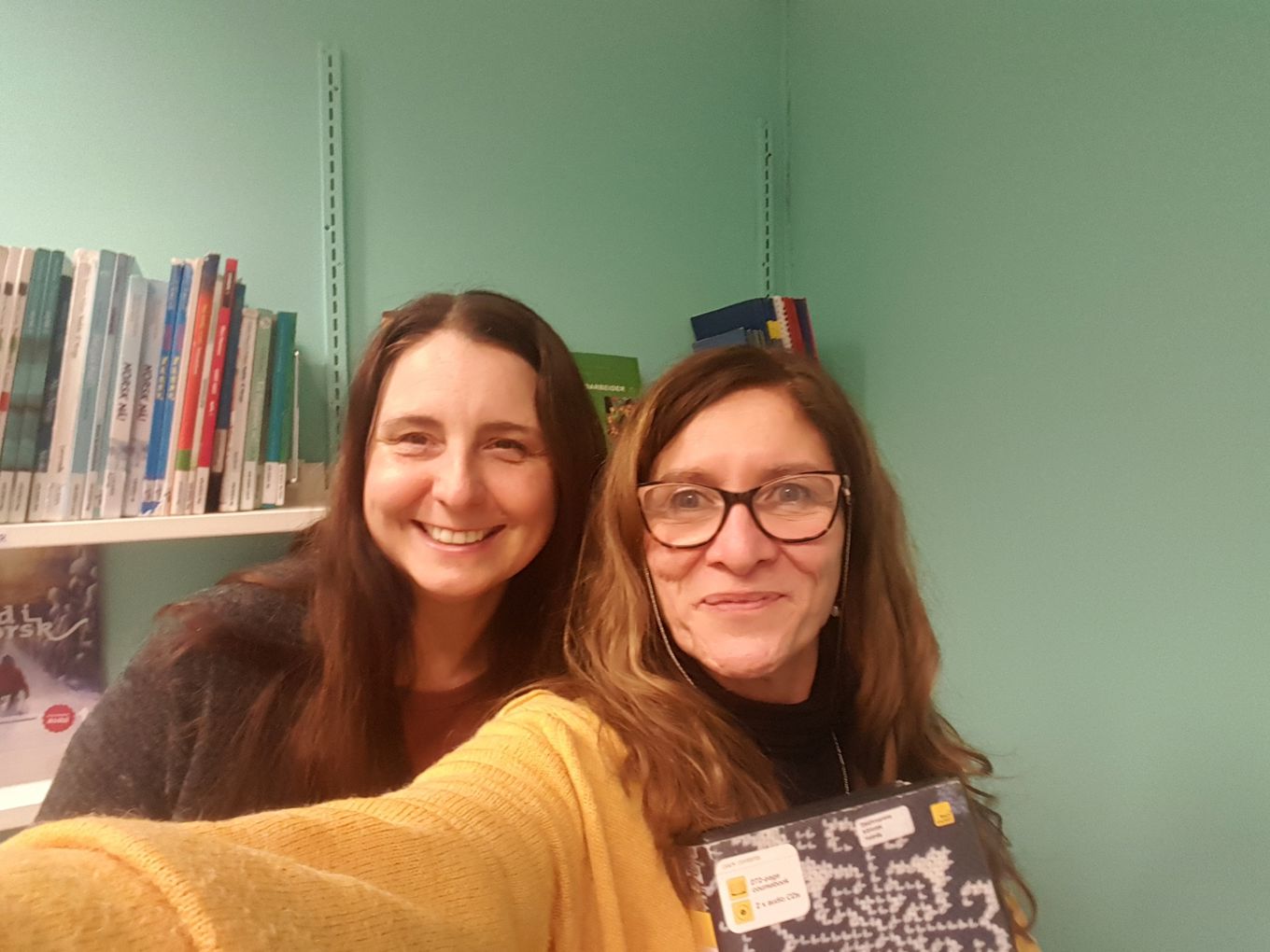 Foto: Ana Maria Ana Maria og lærer Hilde